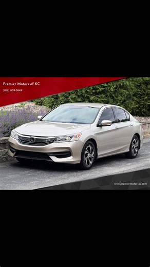 🔥 JUST ARRIVED 🔥 2016 Honda Accord LX ✅ ✔ Clean & Clear Title ✔ Accident Free Carfax ✔ Backup Camera ✔ Bluetooth ✔ Keyless Entry ✔ Fully Serviced & Detailed 📍 Premier Motors of Kansas City 1600 NW Vivion Rd, Kansas City, MO 64118 🌐 PremierMotorsKC.com 📞 816-608-8950 📱 Text: 816-809-0669 #premiermotorskc #honda #hondaaccord #missouri #kansas
