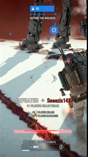 massive rocket barrage crait battlefront 2 #bf2 #swbf2 #battlefront2 #gaming #gameplay