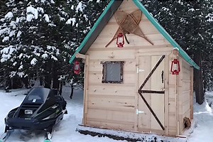 Tiny Pop-Up Cabin Will Catch Every Outdoorsman's Eye