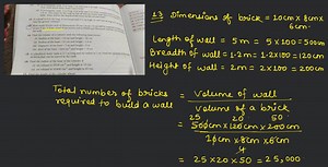 A cylindrical water tank is 2.1 \mathrm{m} long and its radius ... | Filo