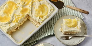 Our lemon drizzle tiramisu is ready in just 20 minutes