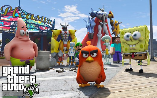 GTA 400个添加式动漫人物 整合包 （下载 安装 教学）_哔哩哔哩_bilibili