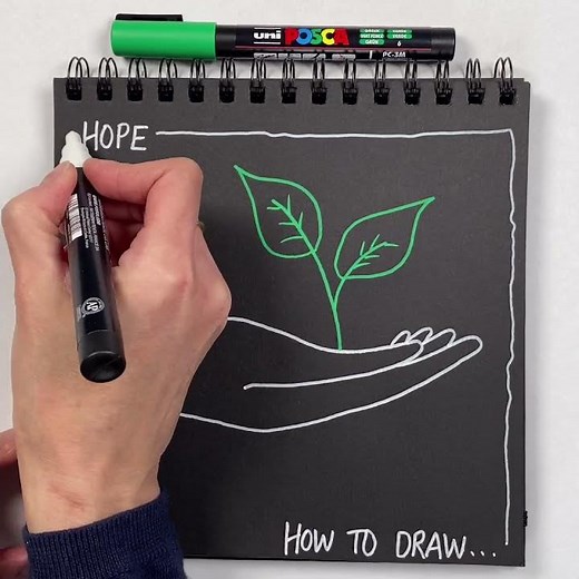 How to draw...Hope 🌱