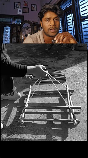 बिना कील के बनाया मज़बूत ढांचा! 🏗️ | Civil Engineering Magic | #shorts