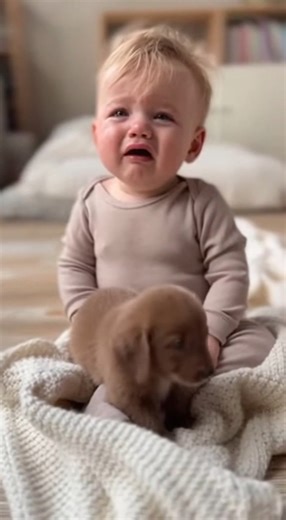 The baby was crying… and all three rushed in to comfort him 😭💛 The puppy pressed his head on his chest… the otter curled in his lap… the bunny became his warm little pillow. This is REAL love. #TinyTailsMoments #WhenPetsKnow #BabyComfortTeam #GoldenRetrieverPuppy #BabyOtter #SnowWhiteBunny #EmotionalReelsUSA #ViralUSAReels #BabyAndPets #HeartMeltingMoments #CinematicPets #AwwDailyUSA #ToddlerLifeUSA #PetParentsOfAmerica #RealLoveMoments | Tiny Tails Moments