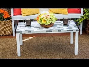 DIY Tiled Table Top - Home & Family
