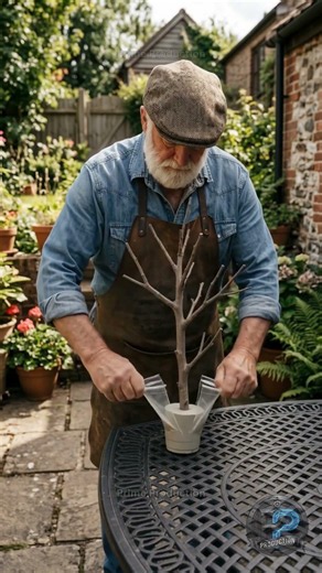 Grandpa Made a Stunning Concrete Key Holder Tree! 🤯