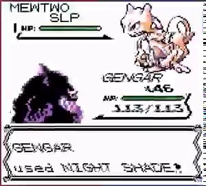 catching mewtwo in pokemon red/blue