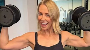 Laura Hamilton wears tight leggings and bra for workout after gaining a stone