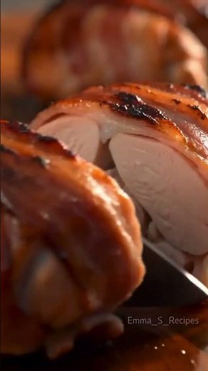 Secret Air Fryer Bacon Wrapped Chicken
