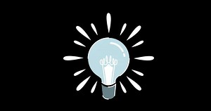 Download The light bulb idea on color style for free