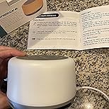 Anescra White Noise Sound Machine and Night Light for Home Office with 24 Soothing Nature Sounds,16 Levels Volume, Portable Sleep Sound Timer Therapy for Baby Adults Kids, Sleeping Aid|USB Type-C