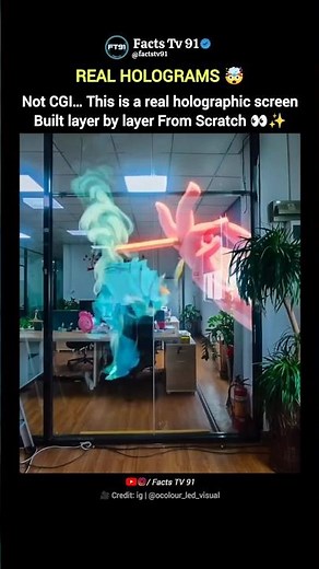 How Holographic Screens Are Built From Scratch 😳