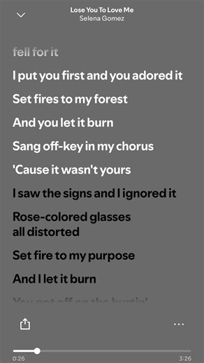 Selena Gomez - Lose You To Love Me (Lyrics) #spotify #popular #trending