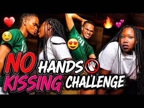 No Hands Kissing Challenge❤️😂(Our First Video)