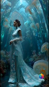 mystical underwater fashion show. classical Chinese fashion. #fashiontok #fashion #qipao #fashionnista #fashionrunway | Edward Tong