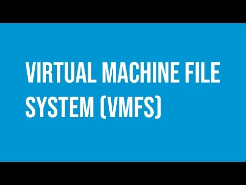 VMware vSphere ESXi cluster VMFS datastore foundations explained.