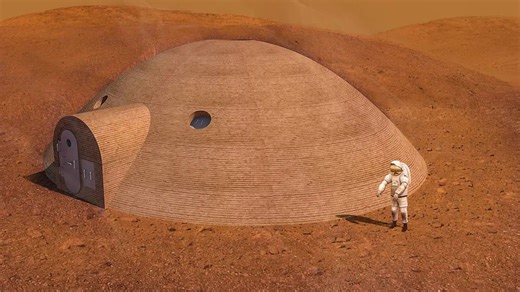 Bacteria-powered biocement could help build first homes on Mars