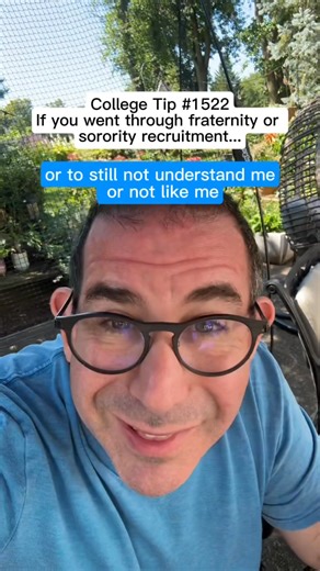 College Tip 1522: If you went through fraternity or sorority recruitment... #fraternity #sorority #college #recruitment #fblifestyle | Harlan Cohen