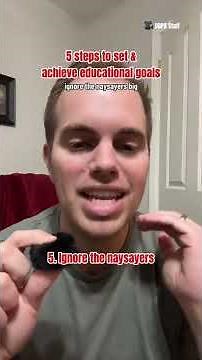 How to Reach Any Goal in 5 Easy Steps!