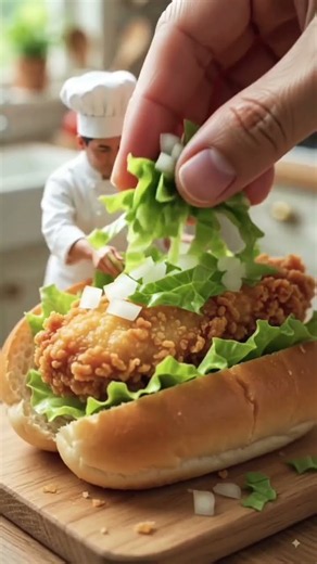 Ultimate Crispy Chicken Hot Dog 🌭🧀 #shorts
