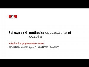 Puissance 4 : méthodes estCeGagne et compte