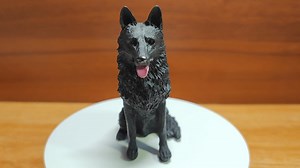 Watch Mini Resin German Shepherd Dog Figurine on Amazon Live