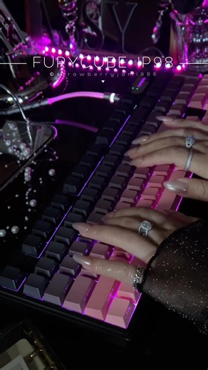 FURYCUBE IP98 Wired Backlit Waterproof RGB Lighting Silent Membrane Keyboard Soft Typing ASMR