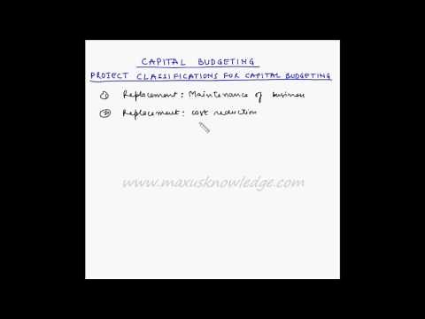 Project classifications - Part 1