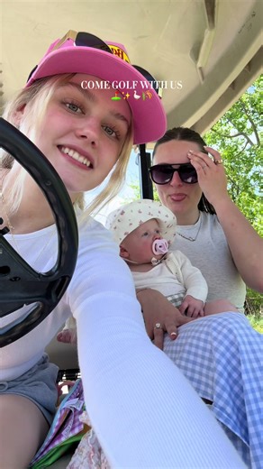 our day at the golf course 😅 #golf #teenparents @Weber.tori @jaelyn profeta