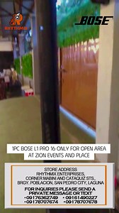 Bose L1 Pro 16 Live Demo At Zion Events Place Grab This Offer Now For Original Bose L1 Pro 16 Here At Rhythmix Enterprises. Bose Professional Audio - Better Sound Through Research Bose L1 Pro 16 With A Special Offer! SRP 140,000 Send A DM FOR SPECIAL OFFERS We supply & install complete sound system requirements for your hotel, cafe, restaurant, churches, spa and a lot more. Bose Sound System Supplied At Zion Events Place By Rhythmix Enterprises Bose Professional Audio For Sale Here At Rhythmix E