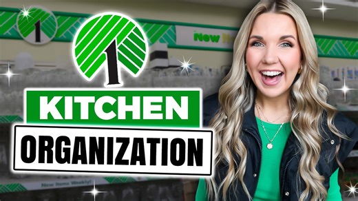 Affordable Kitchen Makeover: Dollar Tree Organization Tips