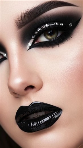 Heavy Eye Makeup & Bold Lips | Dark Glam Bridal Beauty Series | Luxury Makeup Trends