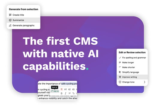Kontent.ai Introduces Industry's First CMS With Native AI Capabilities