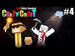 Bodil40 and Baki VS. THE MINES! 1H SPECIAL - Minecraft: Youtuber Survival ! #4 MC Crazy Craft 3.0