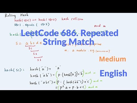 Rolling Hash - LeetCode 686. Repeated String Match Explanation and Solution