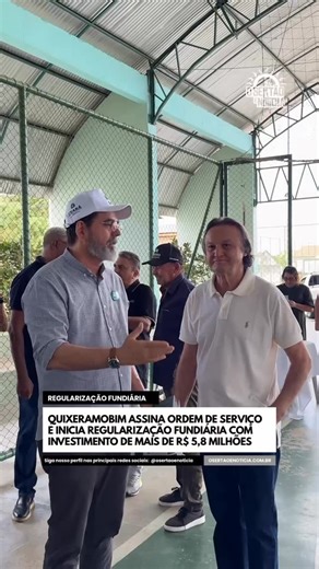 O Sertão é Notícia! 🌵📰 on Instagram: "Na manhã desta terça-feira (20), na Praça da Juventude, acontece a solenidade de assinatura da Ordem de Serviço que autoriza o início dos trabalhos de Regularização Fundiária no município de Quixeramobim. A iniciativa é resultado de uma parceria entre o Governo do Estado do Ceará, por meio do Instituto de Desenvolvimento Agrário do Ceará (IDACE), o Governo Federal, via Instituto Nacional de Colonização e Reforma Agrária (INCRA), e a Prefeitura de Quixeramo