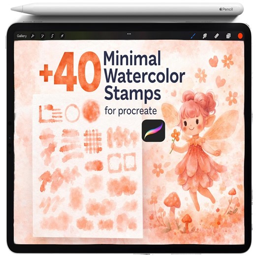 Procreate Splatters, Procreate Splashes, Ink Watercolor Stamps, Drip Brush Set, Procreate Alcohol Painting, Liquid Brush, Watercolor Washes - Etsy