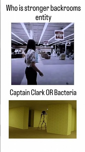 Backrooms // Captain Clark vs Bacteria #backrooms #captain #clark #captainclark #bacteria #fypage
