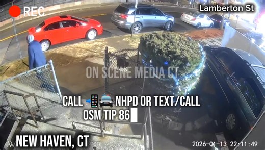 🚨Hit & Run Crash | New Haven🚨 ‼️Share‼️Share‼️Share‼️Share‼️ Back in January on the 16th, 2026 at 10:11 PM a vehicle struck a parked car and fled the area. Car was found at a later date and better pictures were taken, but the driver or operator is unknown at this time. If anyone recognizes the vehicle or knows who drives it contact New Haven Police Department or Text/Call OSM Tips 860-933-0580 | On Scene Media New Haven County
