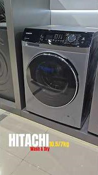 Hitachi Front Loading - Washer Dryer | BD-D1054HVOS | 10.5/7 KG wash & Dryer