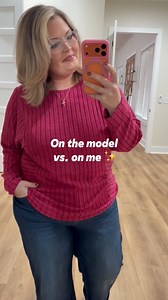 On the model vs. me ✨ Same clothes, different bodies, different confidence journeys- and all of it is valid 🤍 | Ashley Franks
