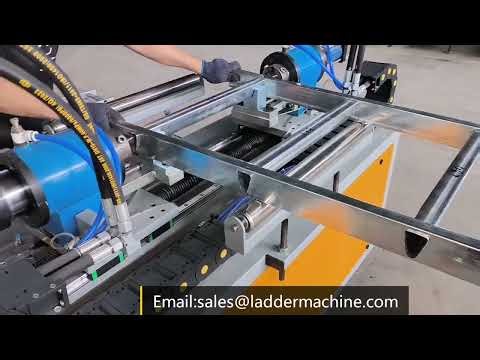 Steel Galvanized Ladder Making Machine with Triangle Rungs