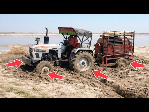 Amazing Tractor Thareshar POV 😱 | Hard Work Eicher 551