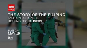 Medical frontliners continue to respond to the call of duty, but how can they take care of their patients when their lives are also at risk? Facing a shortage of masks and PPEs, fashion designers Rajo Laurel, Michael Leyva and Guela Ampong gathered their teams to create protective gear for our frontliners. Find out how they made this difficult task possible tomorrow on The Story of the Filipino, 9:30pm on CNN Philippines. | NewsWatch Plus Philippines