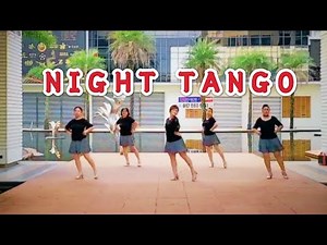 Night Tango - Line Dance by Andrico Yusran, Irene Argoputro , Yudha Alfatar (Demo and Walkthrough)