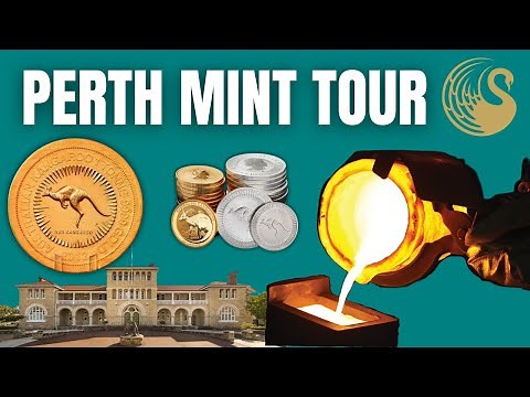 Perth Mint GOLD Tour with Gold Pouring, One Tonne GOLD Coin and the History of the Mint