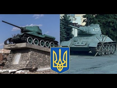 WW2 T-34 Tanks - Ukraine War 2022