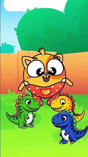 Let's count the colored dinosaurs in order for Kids | Game Learning and Fun #learnforkids