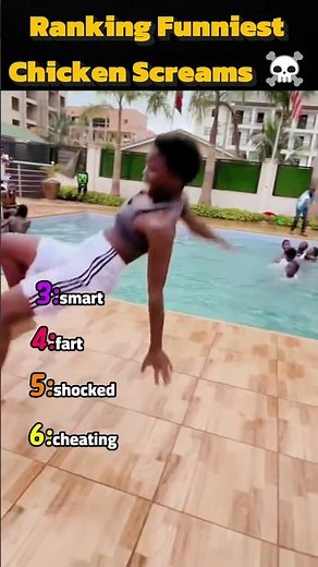 🐔😂 Ranking the Funniest Chicken Screams Ever! 🤣 #shorts